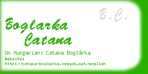 boglarka catana business card